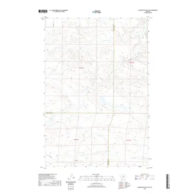 2020 Map of Locomotive Butte SW, 2020 Print