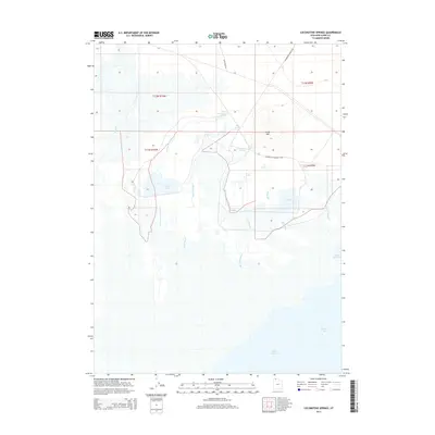 2014 Map of Locomotive Springs, 2014 Print