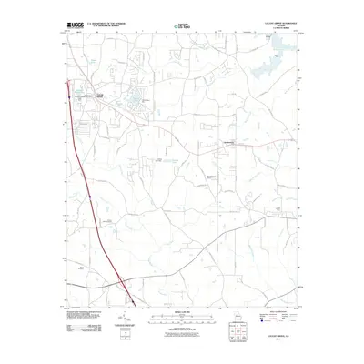 2011 Map of Locust Grove, 2011 Print