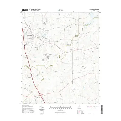 2014 Map of Locust Grove, 2014 Print