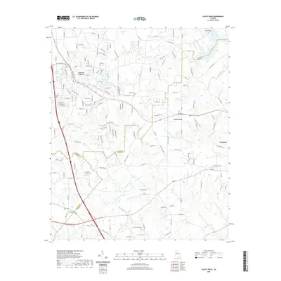 2020 Map of Locust Grove, 2020 Print