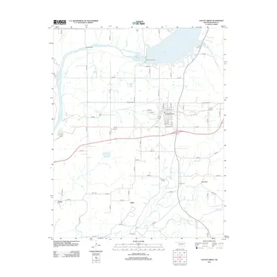 2012 Map of Locust Grove, 2012 Print
