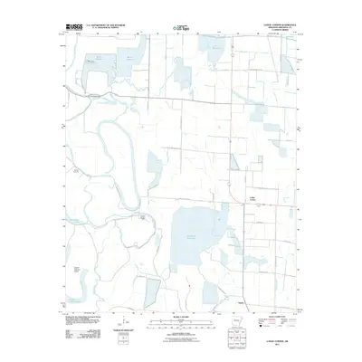 2011 Map of Lodge Corner, 2011 Print