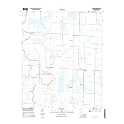 2014 Map of Lodge Corner, 2014 Print