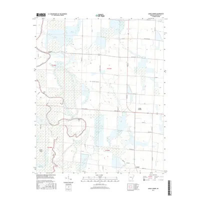 2017 Map of Lodge Corner, 2017 Print