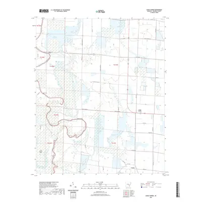 2020 Map of Lodge Corner, 2020 Print