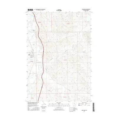 2017 Map of Lodge Grass, 2017 Print