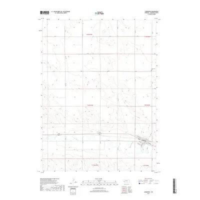 2017 Map of Lodgepole, 2017 Print