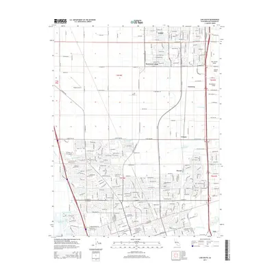 2015 Map of Lodi South, 2015 Print