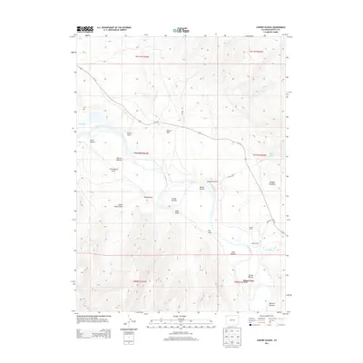 2013 Map of Lodore School, 2013 Print