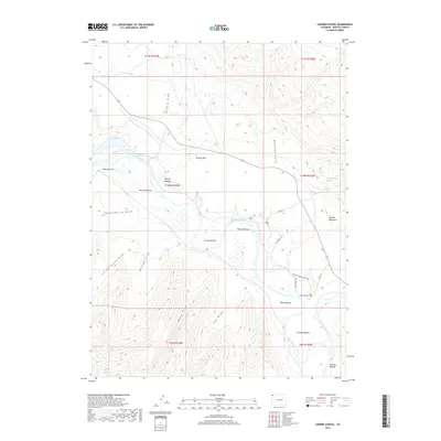 2019 Map of Lodore School, 2019 Print