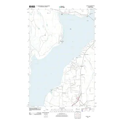 2011 Map of Lofall, 2011 Print