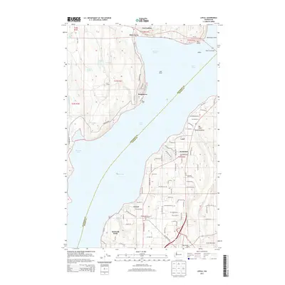2014 Map of Lofall, 2014 Print