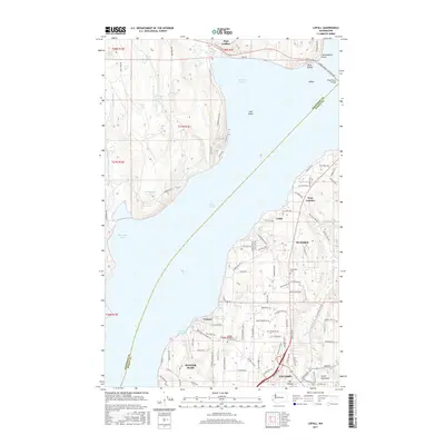 2017 Map of Lofall, 2017 Print