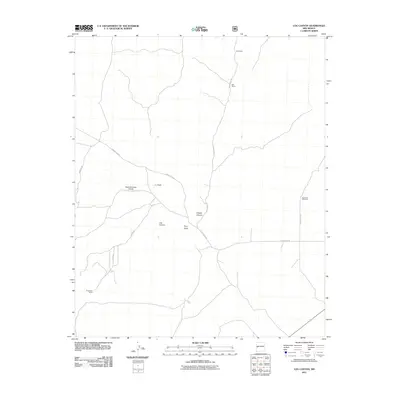 2011 Map of Log Canyon, 2011 Print