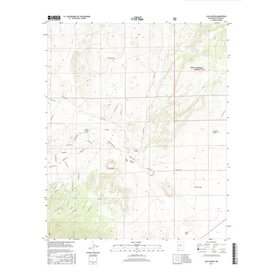 2017 Map of Log Canyon, 2017 Print