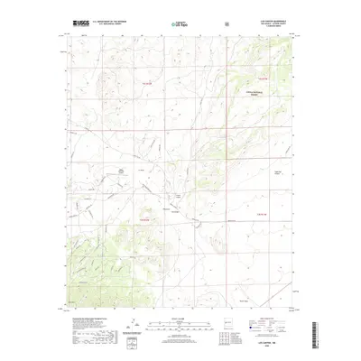2020 Map of Log Canyon, 2020 Print