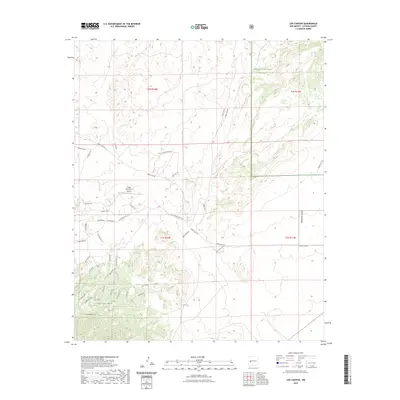 2023 Map of Log Canyon, 2023 Print