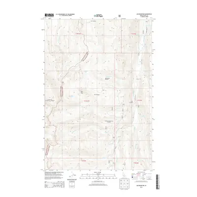 2013 Map of Log Mountain, 2013 Print