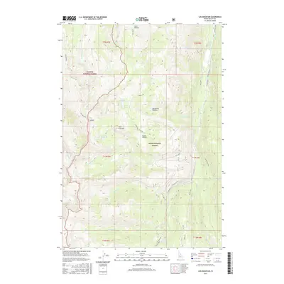 2017 Map of Log Mountain, 2017 Print
