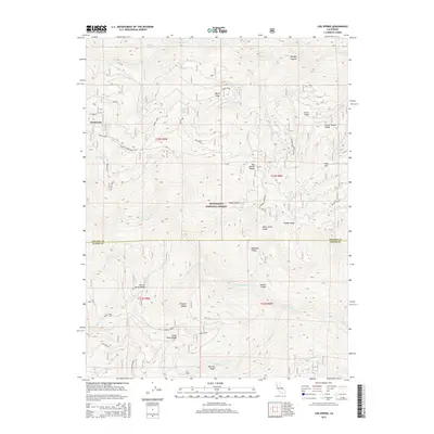 2015 Map of Log Spring, 2015 Print