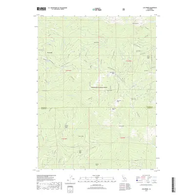2018 Map of Log Spring, 2018 Print