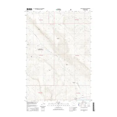 2015 Map of Logan Mountain, 2015 Print
