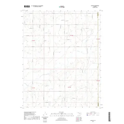 2018 Map of Logan NE, 2018 Print