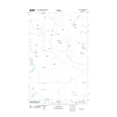 2011 Map of Logan Pass, 2011 Print