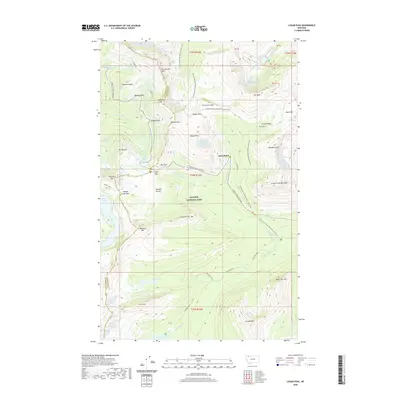 2020 Map of Logan Pass, 2020 Print