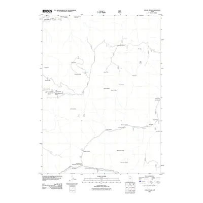 2011 Map of Logan Peak, 2011 Print