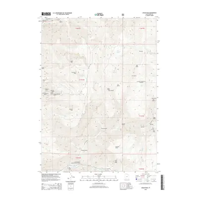 2014 Map of Logan Peak, 2014 Print