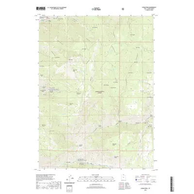 2020 Map of Logan Peak, 2020 Print