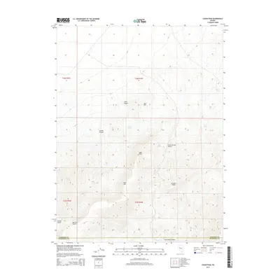 2014 Map of Logan Peak, 2014 Print