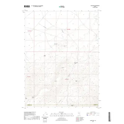 2018 Map of Logan Peak, 2018 Print