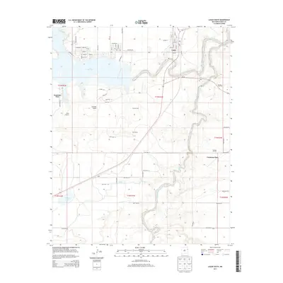 2013 Map of Logan South, 2013 Print