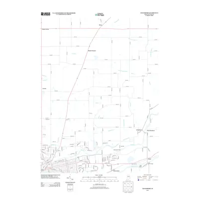 2013 Map of Logansport, 2013 Print
