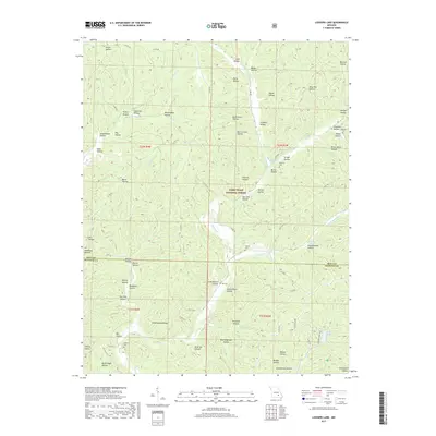 2017 Map of Loggers Lake, 2017 Print