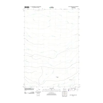 2011 Map of Logy Creek Falls, 2011 Print