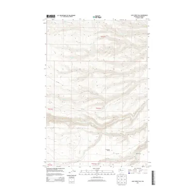 2013 Map of Logy Creek Falls, 2013 Print