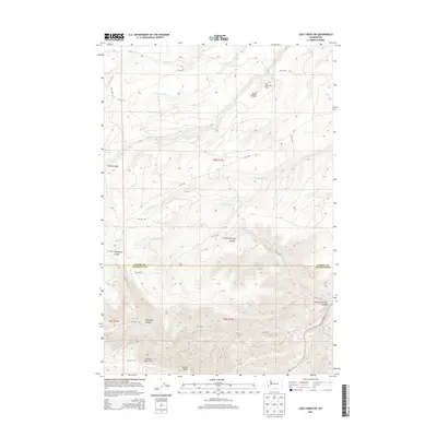 2013 Map of Logy Creek SW, 2013 Print