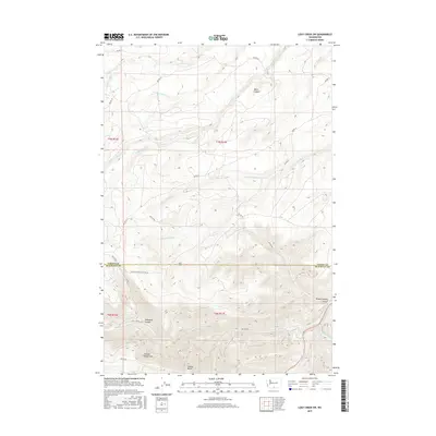2017 Map of Logy Creek SW, 2017 Print