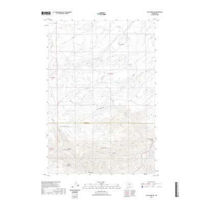 2020 Map of Logy Creek SW, 2020 Print