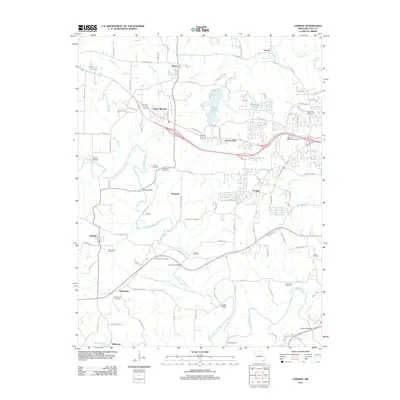 2011 Map of Lohman, 2011 Print