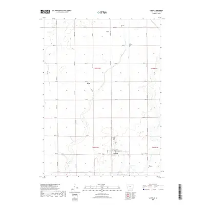 2018 Map of Lohrville, 2018 Print