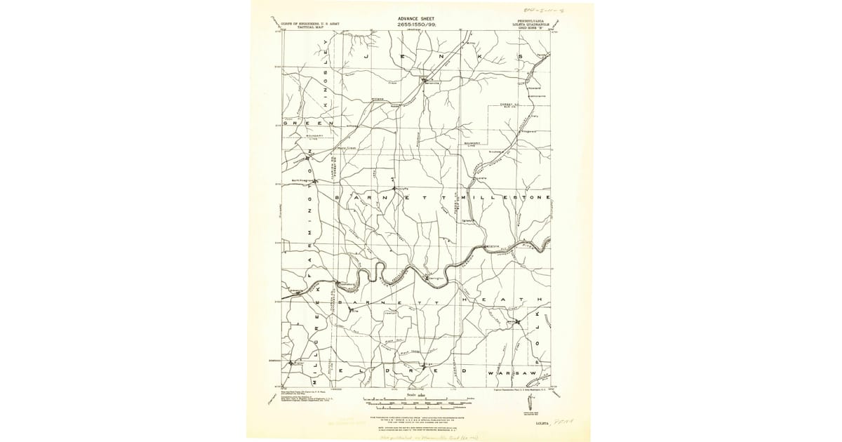 Old Maps of Warsaw Township PA - Loleta Forest County Pa Usgs Topo 1918 Og 1200x630 
