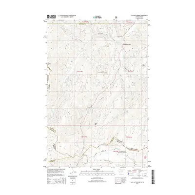 2014 Map of Lolo Hot Springs, 2014 Print
