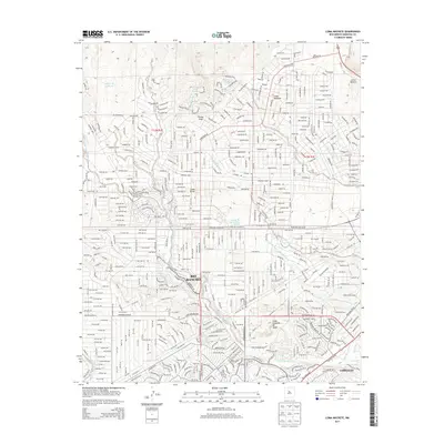 2013 Map of Loma Machete, 2013 Print