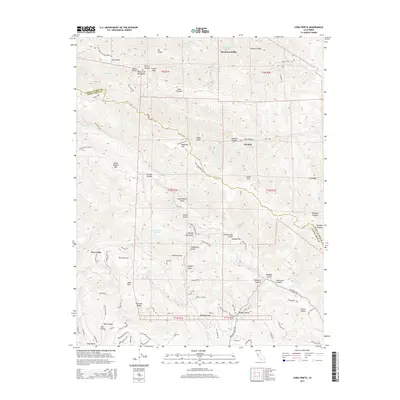 2015 Map of Loma Prieta, 2015 Print