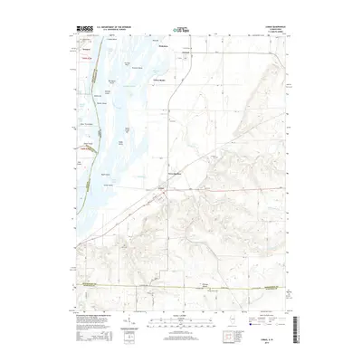 2015 Map of Lomax, 2015 Print